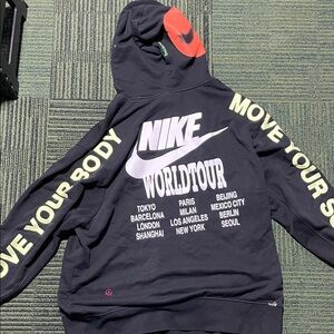 Nike Black and White World Tour Men's Hoodie